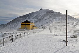 Śnieżka (Sněžka, Schneekoppe) in winter 2020, Karkonosze mountains 03