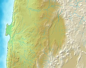 Map showing the location of Morro Moreno National Park