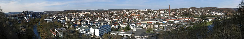 Blick üba Arnsberg vom Ehmsendenkmoi