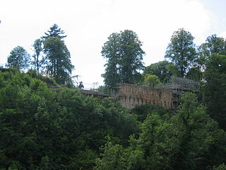 <span class="mw-page-title-main">Cadzow Castle</span> Castle ruins in South Lanarkshire, Scotland