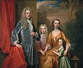 James Brydges and his family, by Godfrey Kneller, 1713