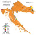 Croatia, Language, 2001