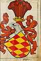 Wappen der Königsegg in Scheiblers Wappenbuch 1450–1480