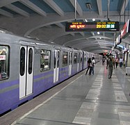 An air-conditioned metro rake, 2013