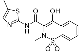 <span class="mw-page-title-main">Meloxicam</span> Nonsteroidal anti-inflammatory drug (NSAID)