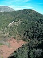 La caldera verso est con la cima più alta