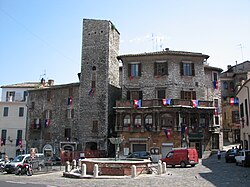 Central square in Narni.