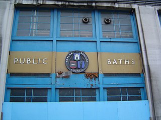 <span class="mw-page-title-main">Poplar Baths</span> Former public bath house in Poplar, London