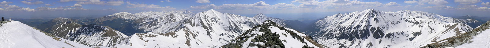 Panorama 360° ze Starorobociańskiego Wierchu