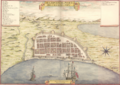 Historical map of Lima (1655)