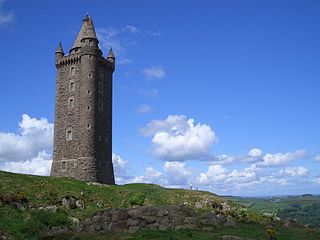 Scrabo Tower 19th-century folly in Northern Ireland