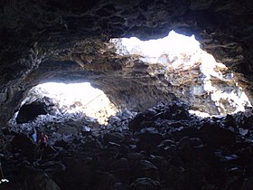 Indian Tunnel lava tube, Craters of the Moon National Monument