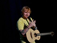 Ed Sheeran com a ÷ Tour