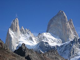 Fitz Roy år 2005, med ovanligt fint väder