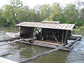 Floating mill on river Mura, Slovenia