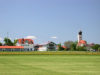 Bruckmühl Place in Bavaria, Germany