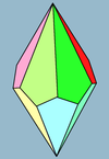 Trapezoedro hexagonala