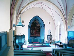 Intérieur de l'église.