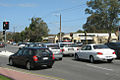 A traffic light intersection in South Australia