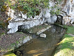 Les deux sources de la fontaine de Ladoux.