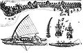 The arrival of Abel Tasman in Tongatapu, 1643; drawing by Isaack Gilsemans