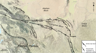 <span class="mw-page-title-main">Haiyuan Fault</span> Intracontinental strike-slip fault in Tibet