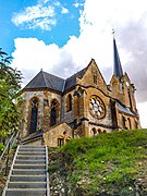 Façade nord de l'église Saint-Martin de Guincourt.