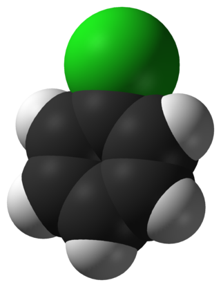 <span class="mw-page-title-main">Chlorobenzene</span> Aromatic organochlorine compound