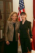 Debbie Wasserman Schultz and Christina Ricci.jpg