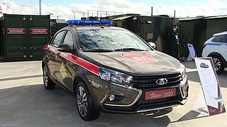 Military Police Lada Vesta.