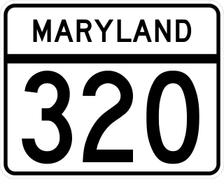 <span class="mw-page-title-main">Maryland Route 320</span> State highway in Maryland, United States