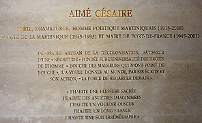 Aimé Césaire.