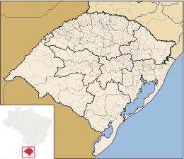 São Domingos do Sul – Mappa