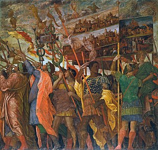 <i>Triumphs of Caesar</i> (Mantegna) Series of paintings by Andrea Mantegna