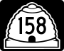 State Route 158 marker