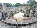 Abbaye de Landévennec : les ruines de l'église abbatiale romane