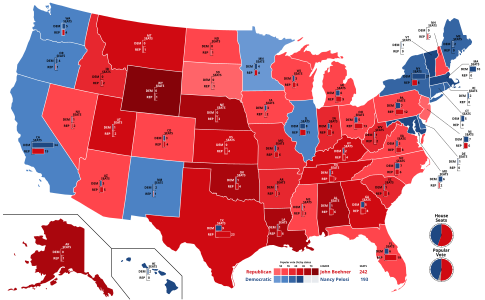 Popular vote by states