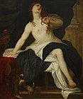 A morte de Cleopatra José Antolínez (ca. 1663)