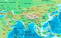 نقشهٔ آسیا در قرن دوم