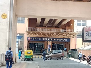 <span class="mw-page-title-main">Baranagar metro station</span> Kolkata Metros Blue Line metro station