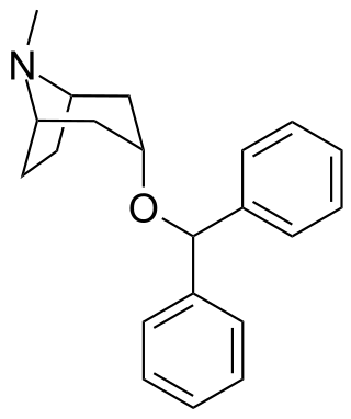 <span class="mw-page-title-main">Benzatropine</span> Medication for movement disorders