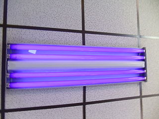 <span class="mw-page-title-main">Blacklight</span> Light fixture that emits long-wave ultraviolet light and very little visible light