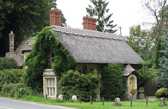 Thatched roof in England