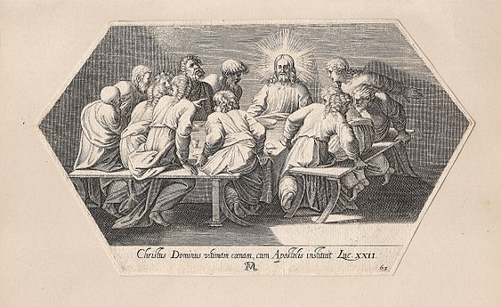 Christus Dominus ultimam cenam, cum Apostolis instituit