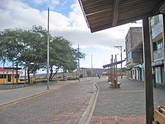 Calle principal de Puerto Baquerizo Moreno