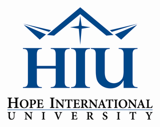 <span class="mw-page-title-main">Hope International University</span> Private Christian university in Fullerton, California, U.S.