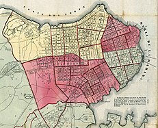 Map of Habana in 1866