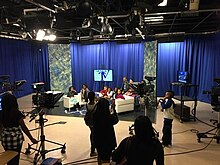 Students tour La Salle TV studios on the university's south campus Lasalletv.jpg