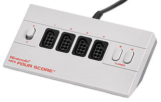 <span class="mw-page-title-main">NES Four Score</span> Video game console peripheral