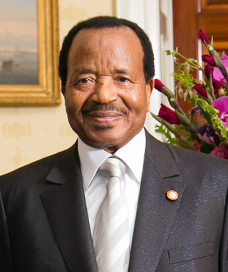 <span class="mw-page-title-main">Paul Biya</span> President of Cameroon since 1982